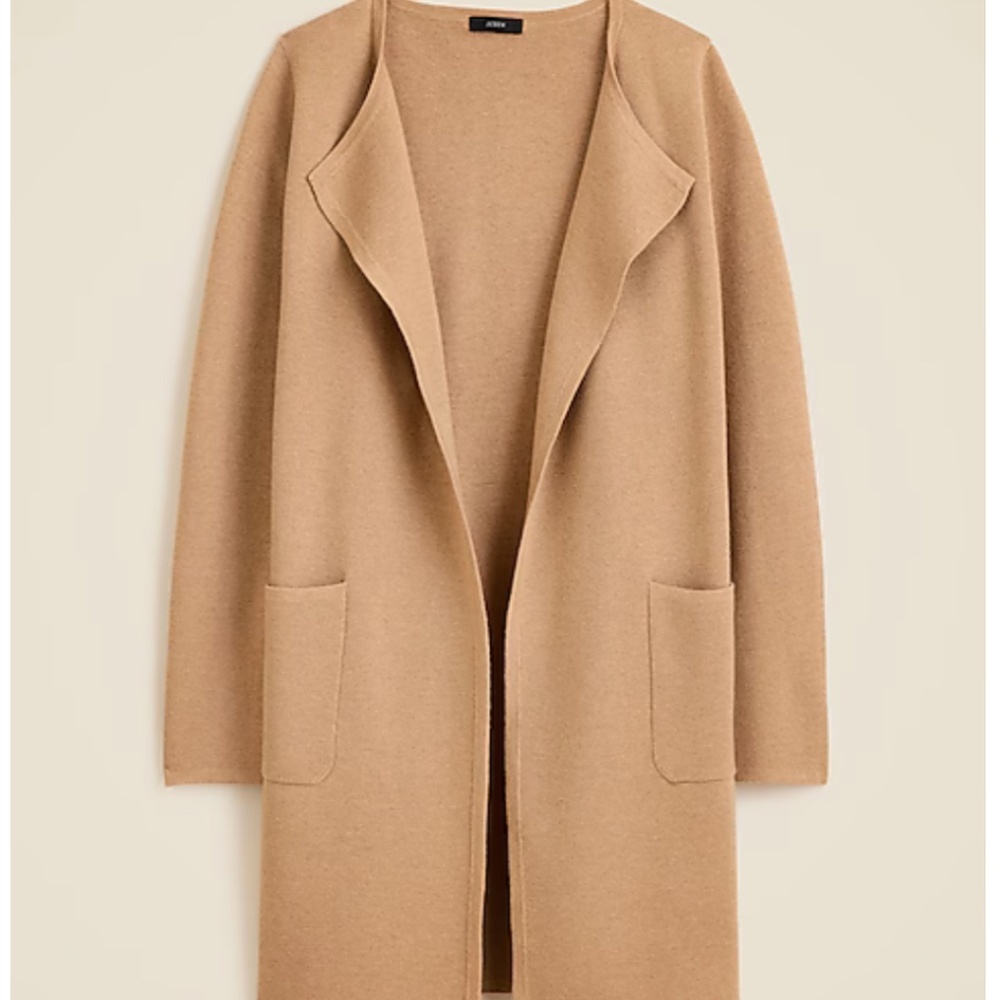 J.Crew Juliette Collarless Sweater-blazer :: size small :: long cardigan